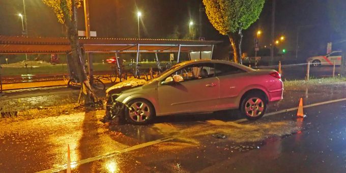 Durch den Unfall entstand am Auto Totalschaden. Kantonspolizei Thurgau