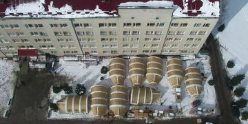 Coronavirus Ukraine Spital Zelte