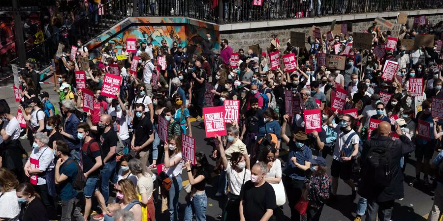 Proteste gegen Klimagesetz in Frankreich