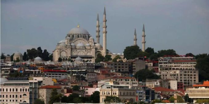 Blick auf Istanbul Türkei Ex Frau