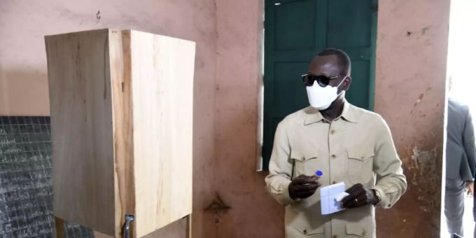 Benins wiedergewählter Präsident Patrice Talon. Patrice Talon