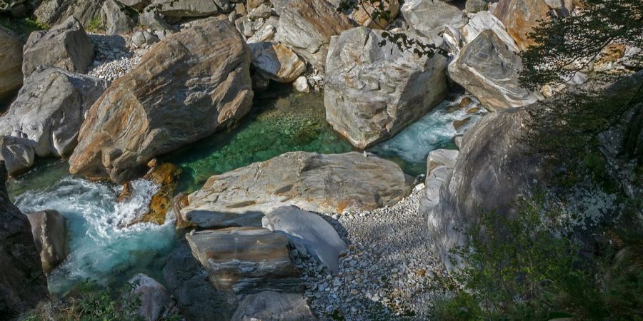 tessin luftqualität steine wasser