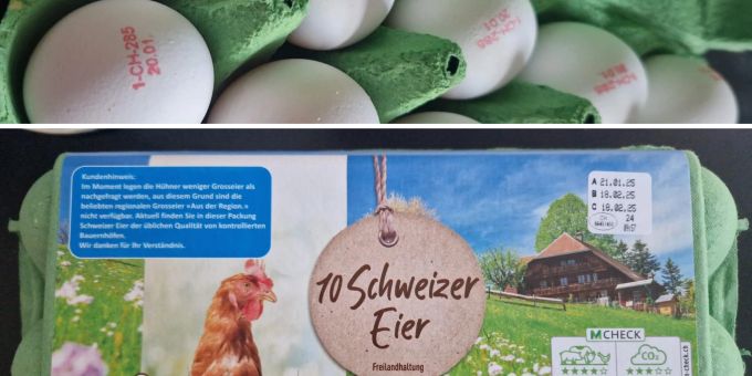 Bei der Migros sind einige Schweizer Eier nicht mehr verfügbar. Schweizer Eier
