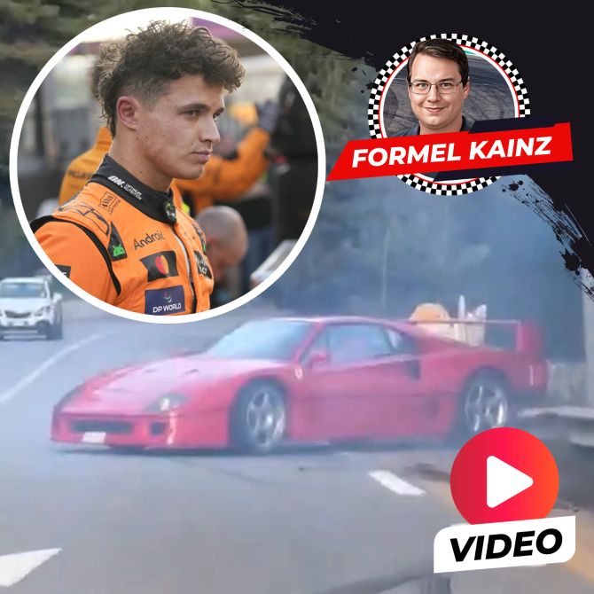 Lando Norris Ferrari F40