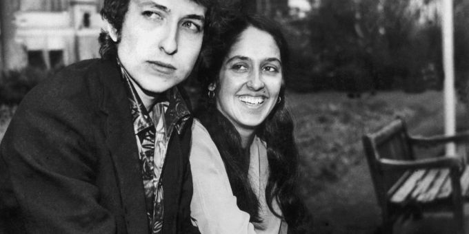 Bob Dylan und Joan Baez im Jahr 1965. Bob Dylan