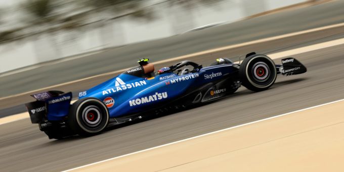Carlos Sainz (Williams) beim Vorsaison-Test der Formel 1 in Bahrain. Williams Sainz Formel 1