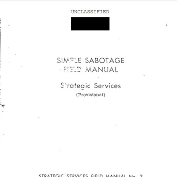 Sabotage CIA Handbuch