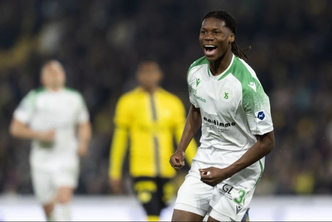 Der erst 18-jährige Fode Sylla jubelt im Wankdorf über das erste Tor. Fode Sylla