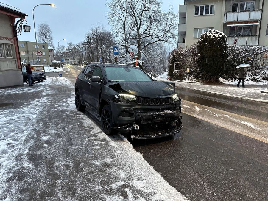 Der Fahrer wurde ins Spital gebracht.