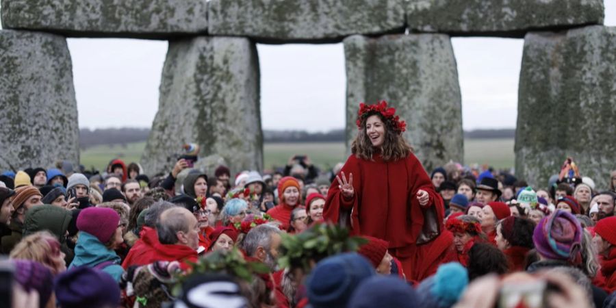 Wintersonnenwende in Stonehenge