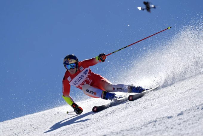 Marco Odermatt beim Saisonfinal in Sun Valley. Marco Odermatt