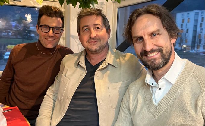 Club-Legenden des FC Sion - v.l.: Raphaël Wicky, Alexandre Rey und Johan Lonfat. FC Sion