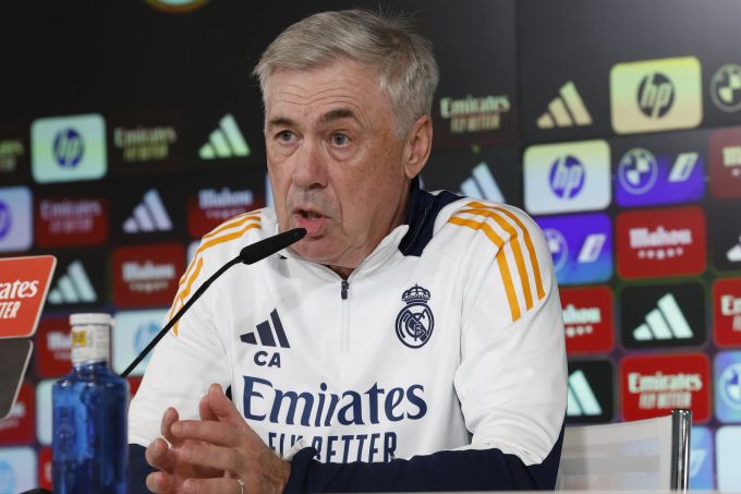 Carlo Ancelotti, Cheftrainer von Real Madrid. Carlo Ancelotti Real Madrid