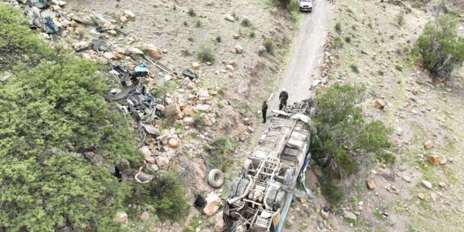 Bolivien Bus Unfall