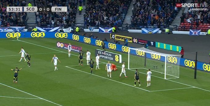 Die Partie zwischen Schottland und Finnland hätte nicht auf SRF info gezeigt werden dürfen. srf