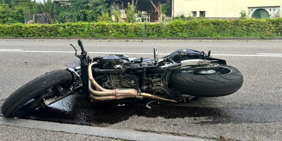 Unfall mit Motorrad