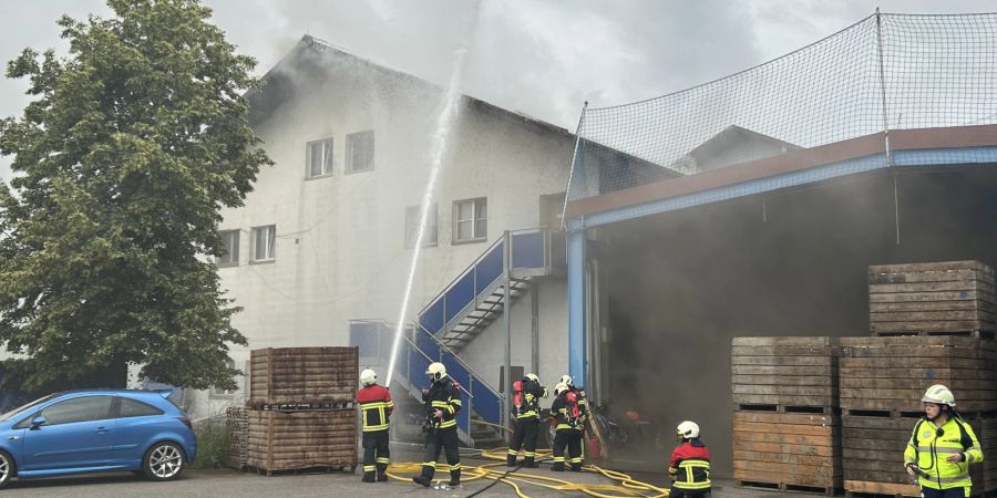 Brand in Merenschwand.