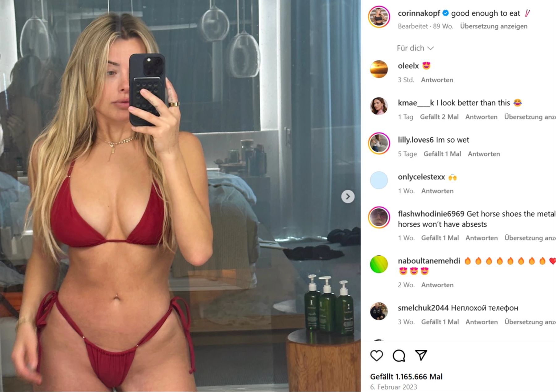 OnlyFans-Star Corinna Kopf geht in Rente Nau.ch