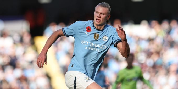 Erling Haaland erzielt beim Sieg von Manchester City das einzige Tor. Manchester City