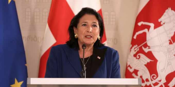 Die georgische Präsidentin Salome Surabischwili erkennt das Ergebnis der Parlamentswahl nicht an. Georgien