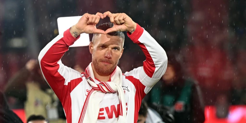 Lukas Podolski: Tränen und Pyro-Fackel beim Abschiedsspiel in Köln