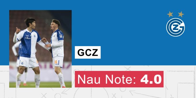 Die GC-Note zum Spiel gegen den FC Winterthur. GC