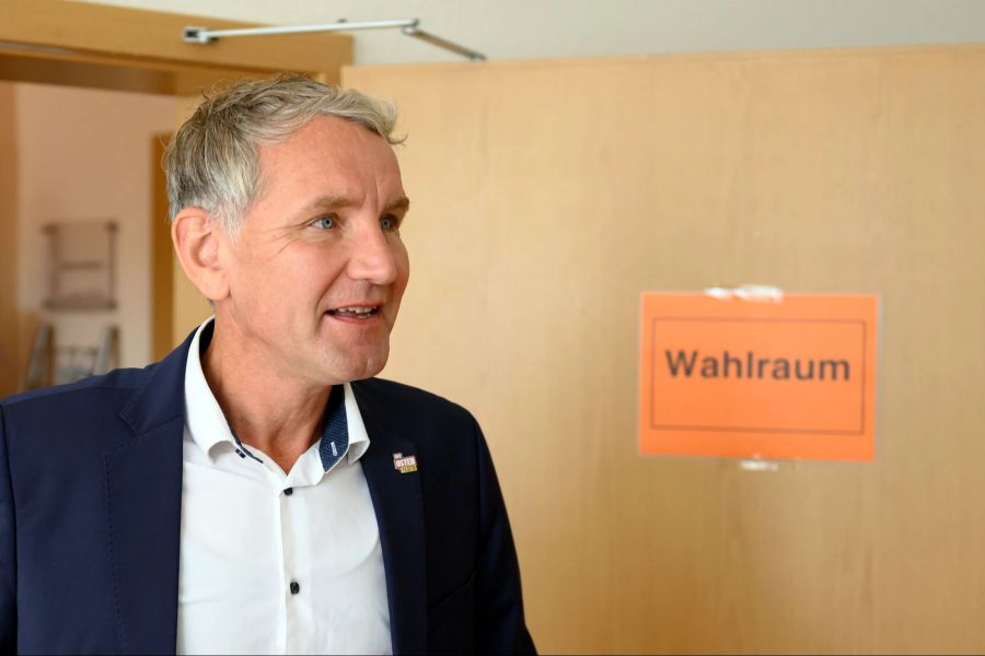 Landtagswahl Thüringen - Stimmabgabe Höcke