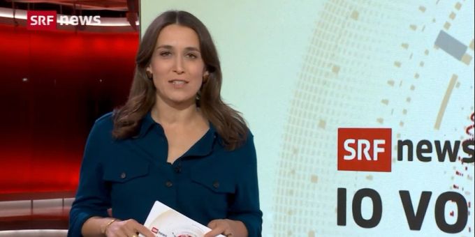 Bigna Silberschmidt führte stets souverän durch «10 vor 10». Bigna Silberschmidt SRF
