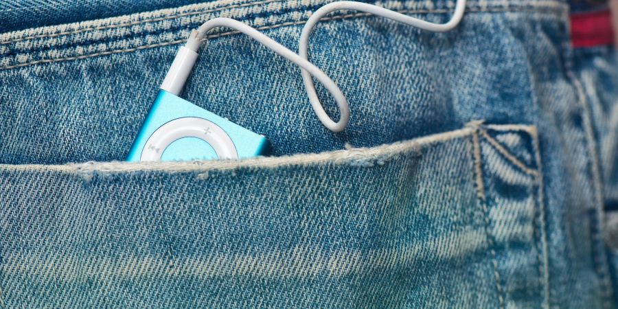 iPod Mini in der Hosentasche