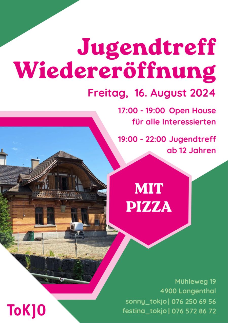 Flyer Wiedereröffnung Kulturstall