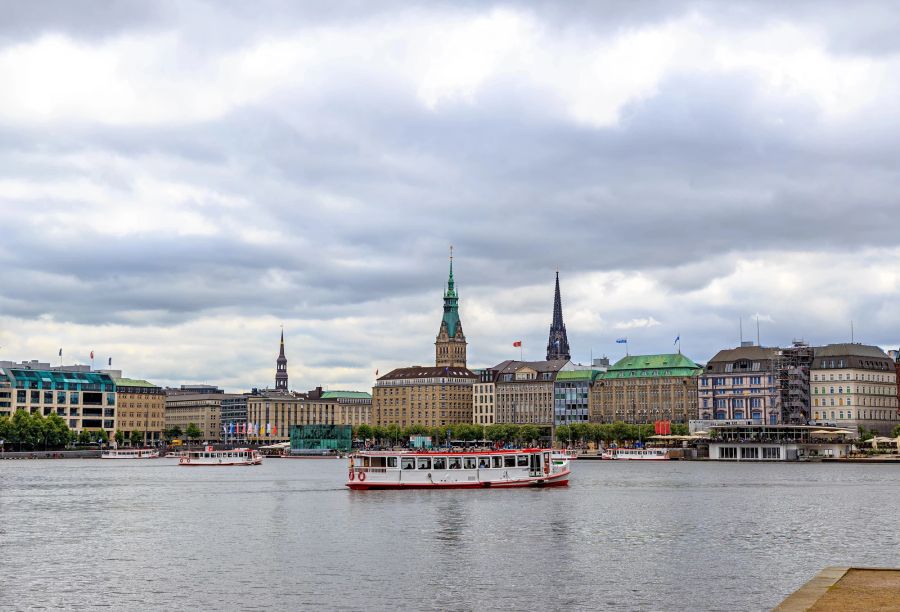 Binnenalster, Hamburg, Bootstour.