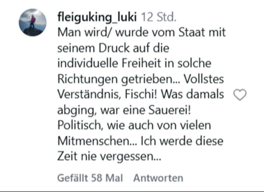 «Vollstes Verständnis» bringen viele Corona-Massnahmen-Kritiker für Nati-Coach Fischer auf.