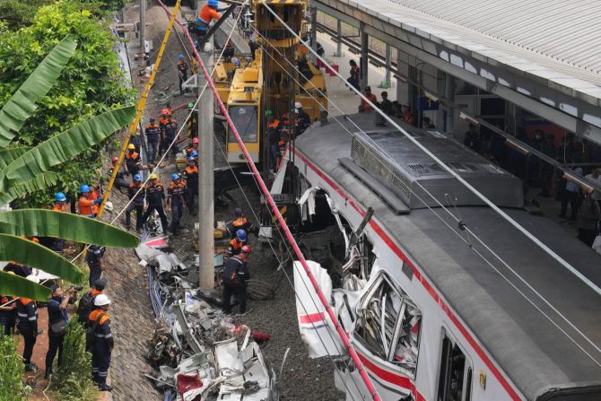 Zugunglück Indonesien Bekasi