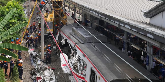 Zugunglück Indonesien Bekasi