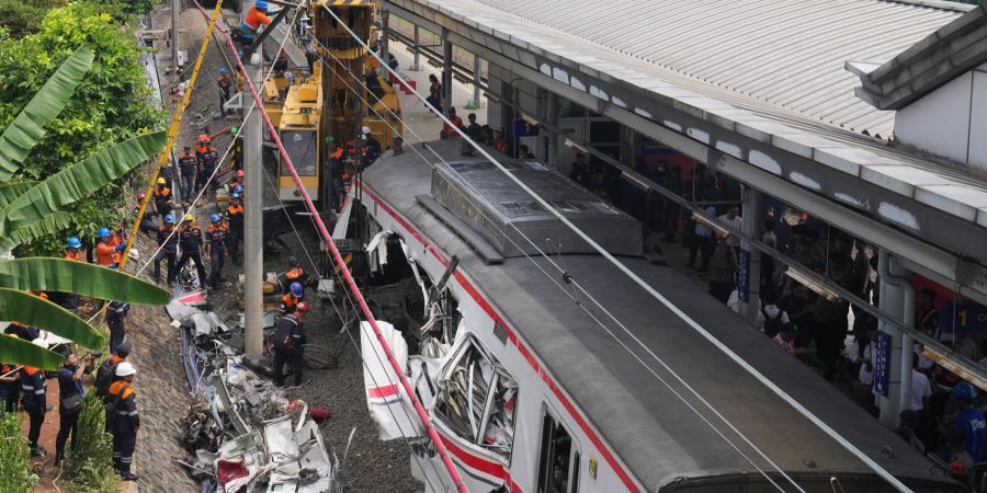 Zugunglück Indonesien Bekasi