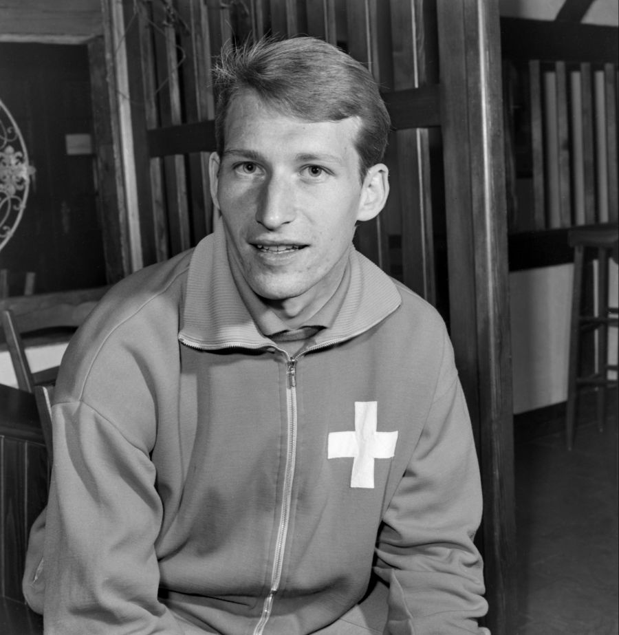 Karl Odermatt (83) reiste einst mit dem Töffli zur Schweizer Nati. Hier ein Bild aus dem Jahr 1967.