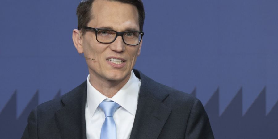 SNB-Präsident Martin Schlegel, hier bei einem Anlass Anfang April, sieht die Schweizer Wirtschaft mit mehr Unsicherheiten. (Archivbild)