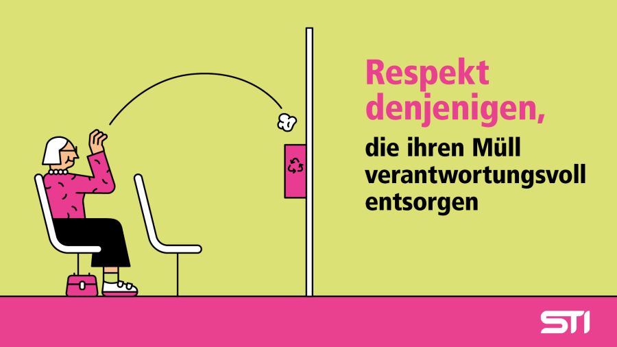 Den Thuner gefallen insbesondere die lustigen Sprüche und die knalligen Farben.