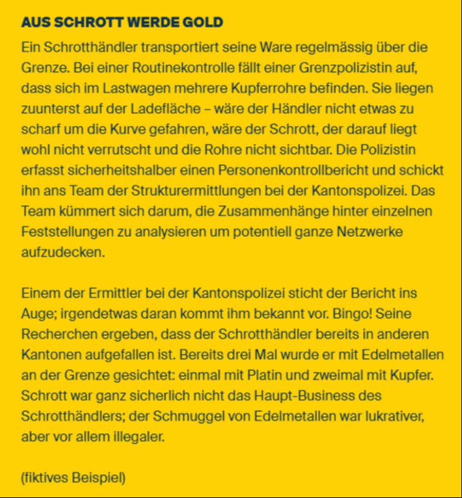 ... oder im Schrotthandel aktiv sein.