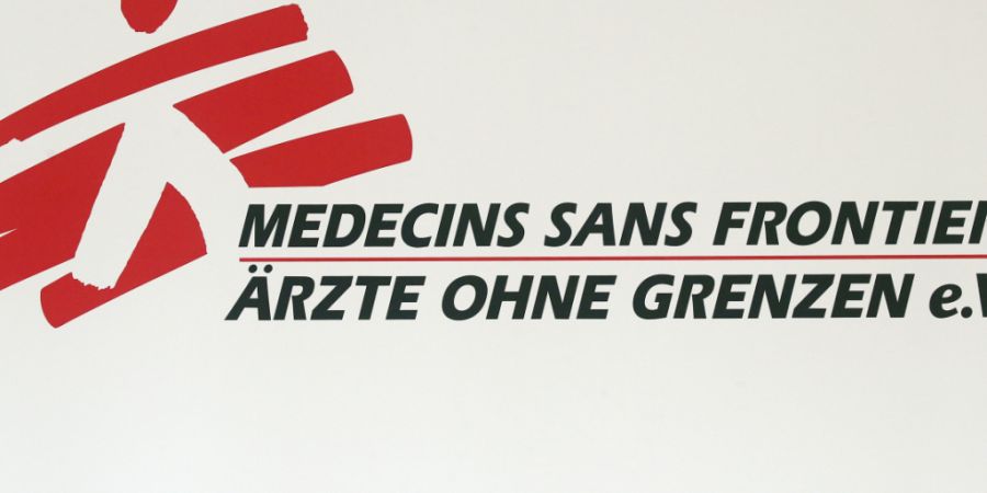 ARCHIV - Das Logo des Vereins «Ärzte ohne Grenzen». Foto: Wolfgang Kumm/dpa