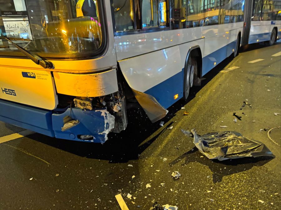 Beim Unfall entstand Sachschaden.