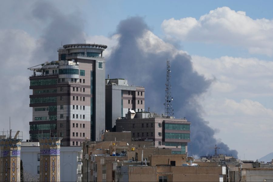 Am Samstag und am Sonntag wurde der Iran (hier die Hauptstadt Teheran) angegriffen.