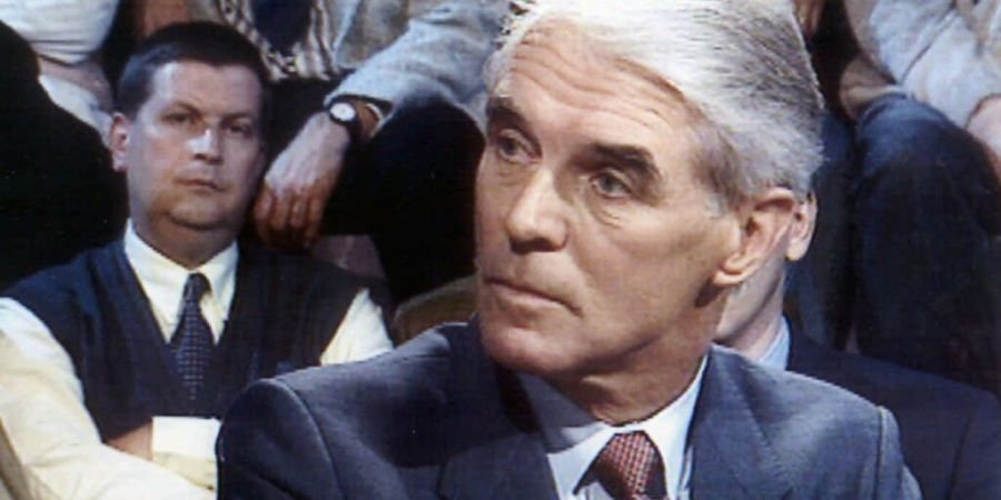 Robert Studer - hier in einer «Arena»-Sendung im Jahr 1997 - galt als einer der mächtigsten Banker der Schweiz. (Archivbild)