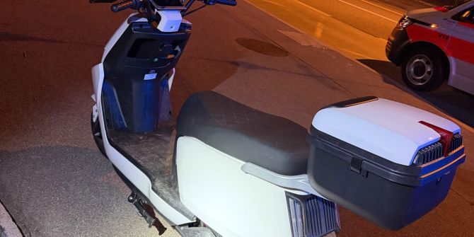 Unfall E-Roller St.Gallen