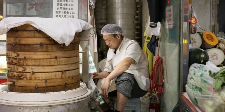 Die chinesische Wirtschaft verliert an Schwung. Während der Aussenhandel boomt, bleibt die Nachfrage im Inland schwach. (Archivbild)