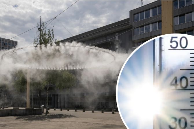 2022 wurde die Nebelwolke «Alto Zürrus» als hitzemindernde Massnahme auf dem Turbinenplatz temporär aufgestellt.