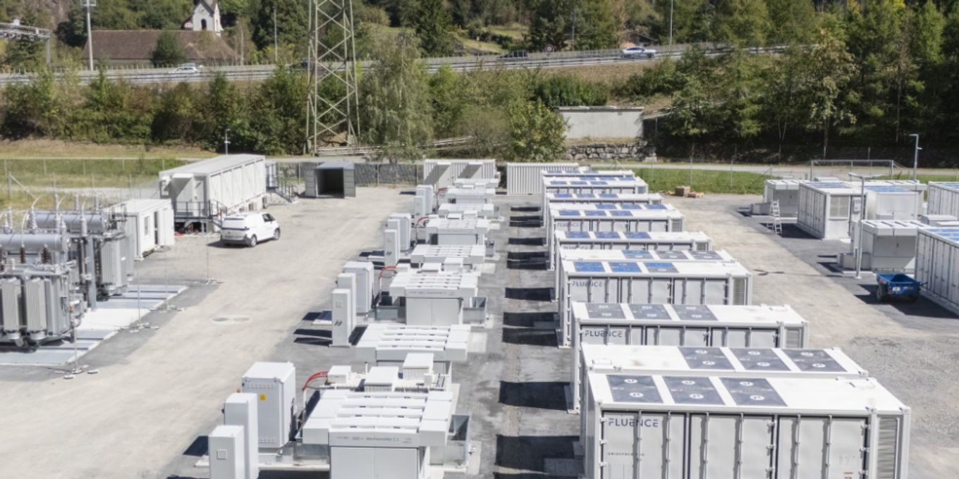 New Record: Switzerland's Largest Battery Storage Facility Put Into Operation
