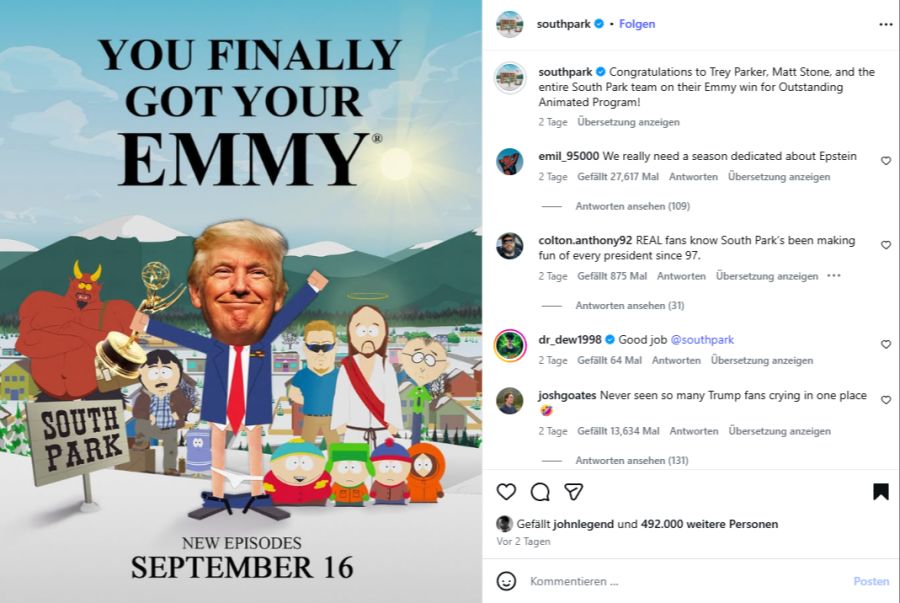 trump south park