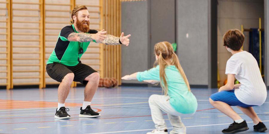 Turnhalle Schulsport Sport Kinder