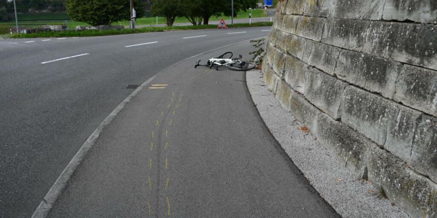 Der Unfall ereignete sich auf einem Trottoir in Staad SG.